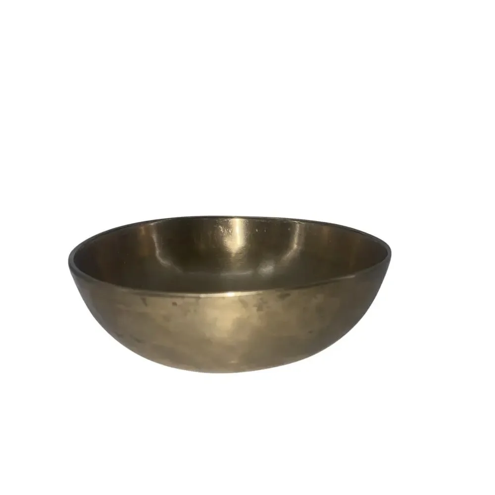 Set Of 3: Brass Candle Sticks And Brass Bowl
